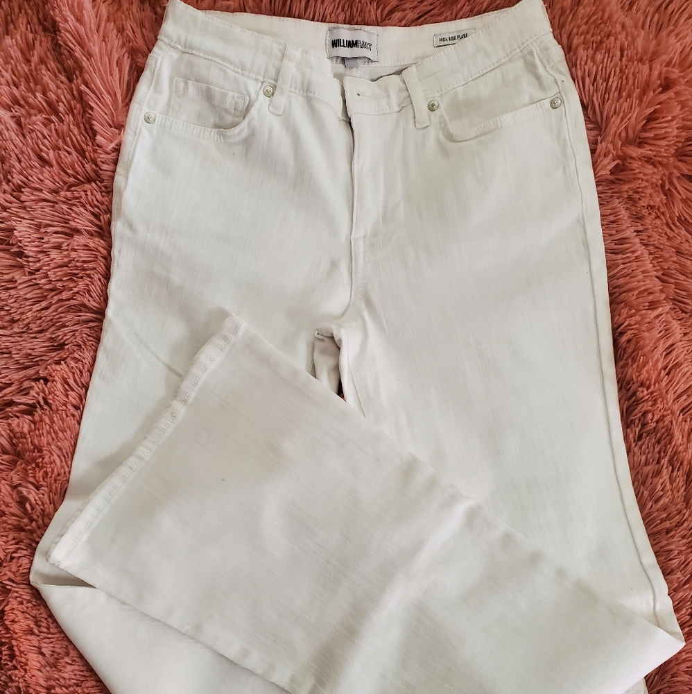 William Rast-White Denim Jeans
